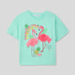 Kids Girls Short-sleeved T-shirt