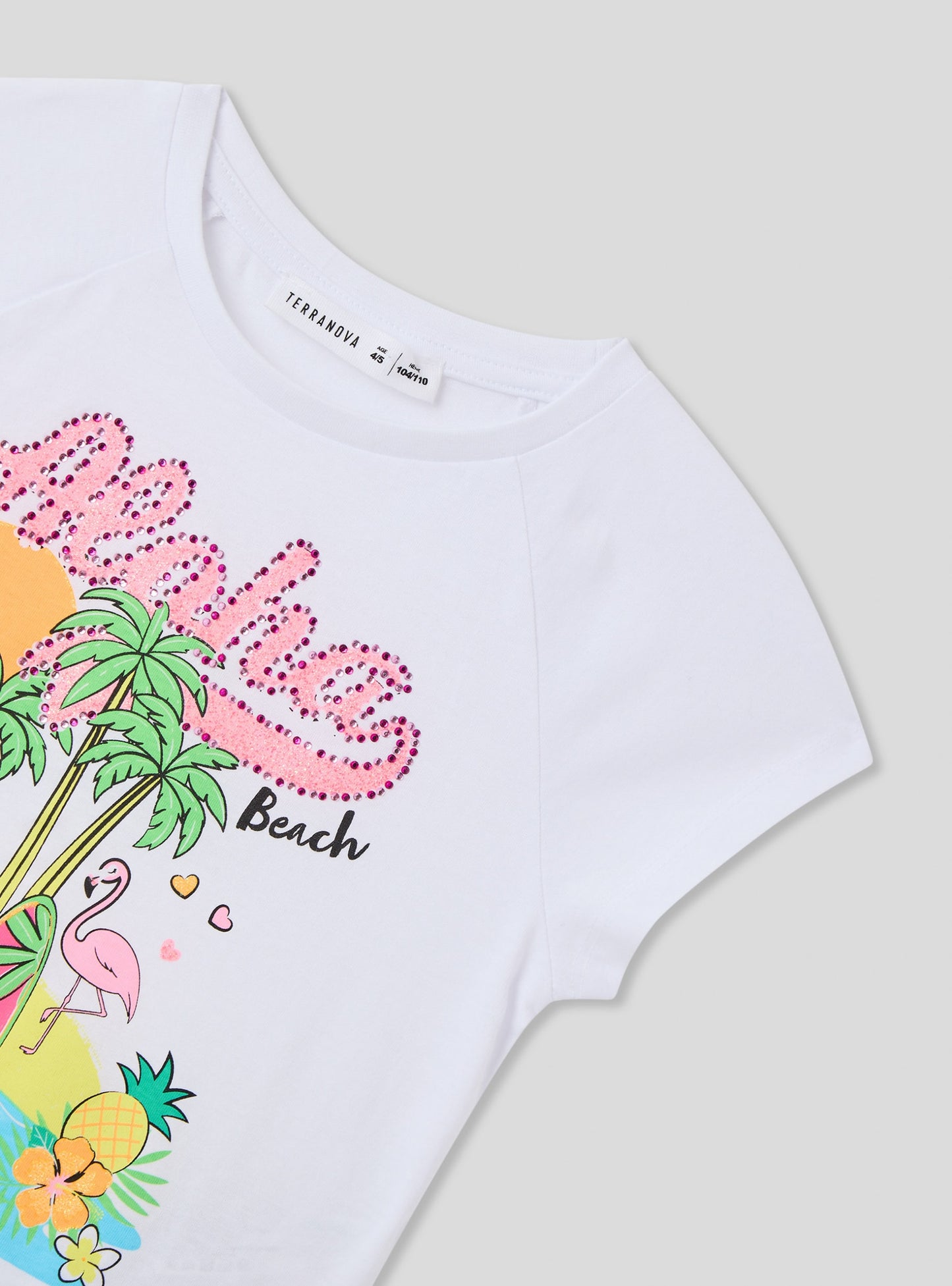 Kids Girls Short-sleeved T-shirt