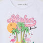 Kids Girls Short-sleeved T-shirt