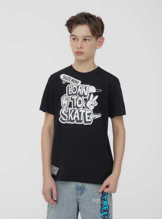 Kids Boys Short-sleeved T-shirt