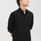 Men's Plain Colour Long Sleeve Shirt