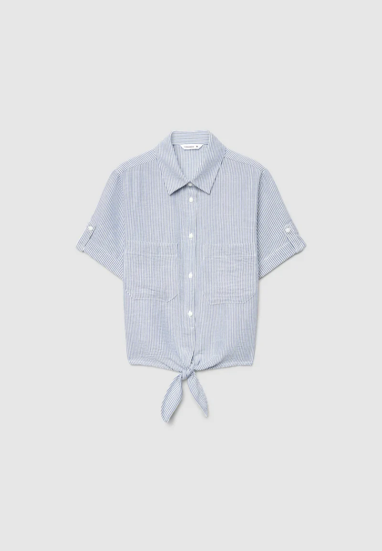 Women's Short Sleeve Patterned Shirt