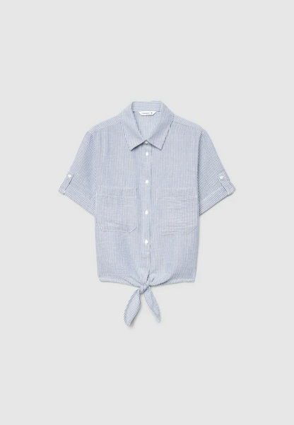 Women's Short Sleeve Patterned Shirt