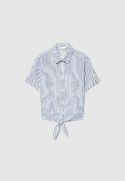 Women's Short Sleeve Patterned Shirt