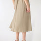 Women's Flared Skirt with Belt
