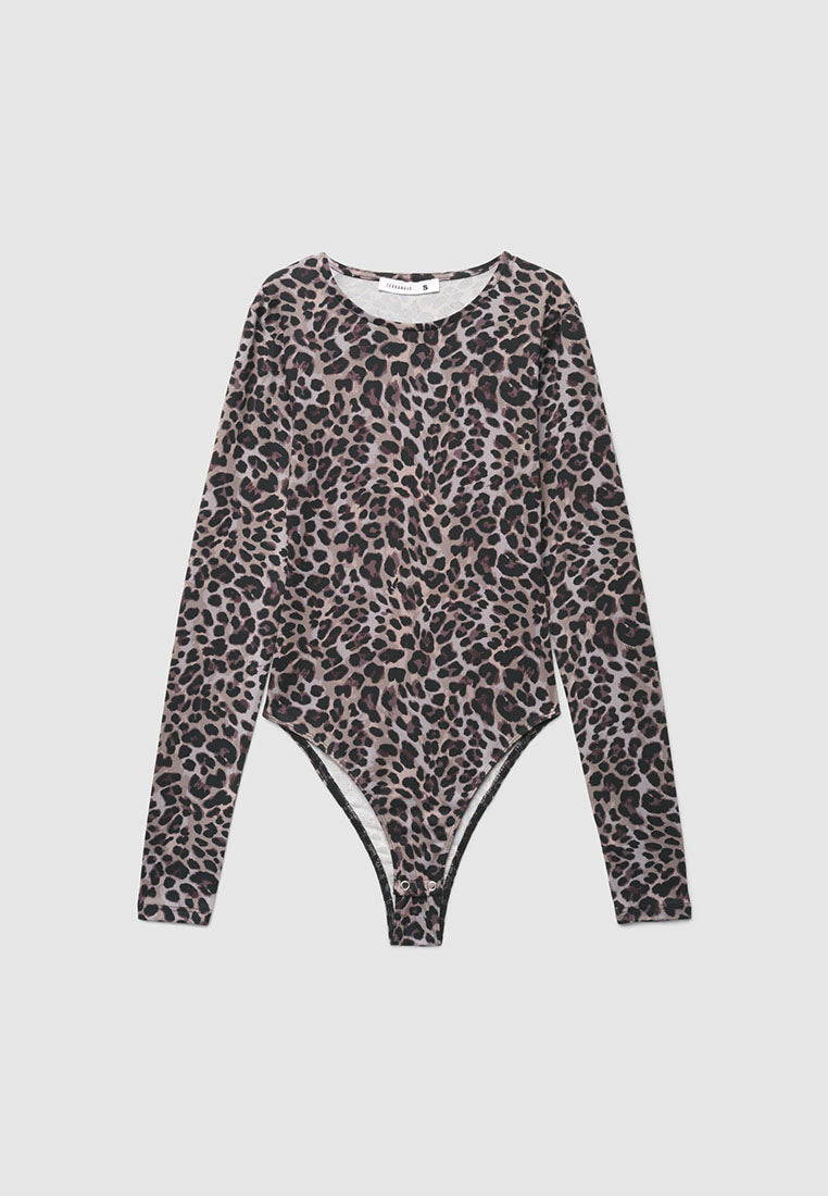 Women's Long Sleeve Patterned T-Shirt