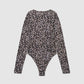 Women's Long Sleeve Patterned T-Shirt