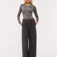 Women's Long Sleeve Patterned T-Shirt