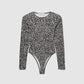 Women's Long Sleeve Patterned T-Shirt