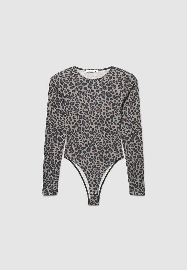 Women's Long Sleeve Patterned T-Shirt