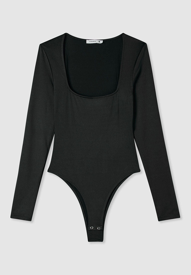 Women's Plain Colour Long Sleeve T-Shirt