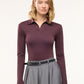 Women's Long-sleeved T-shirt with polo collar