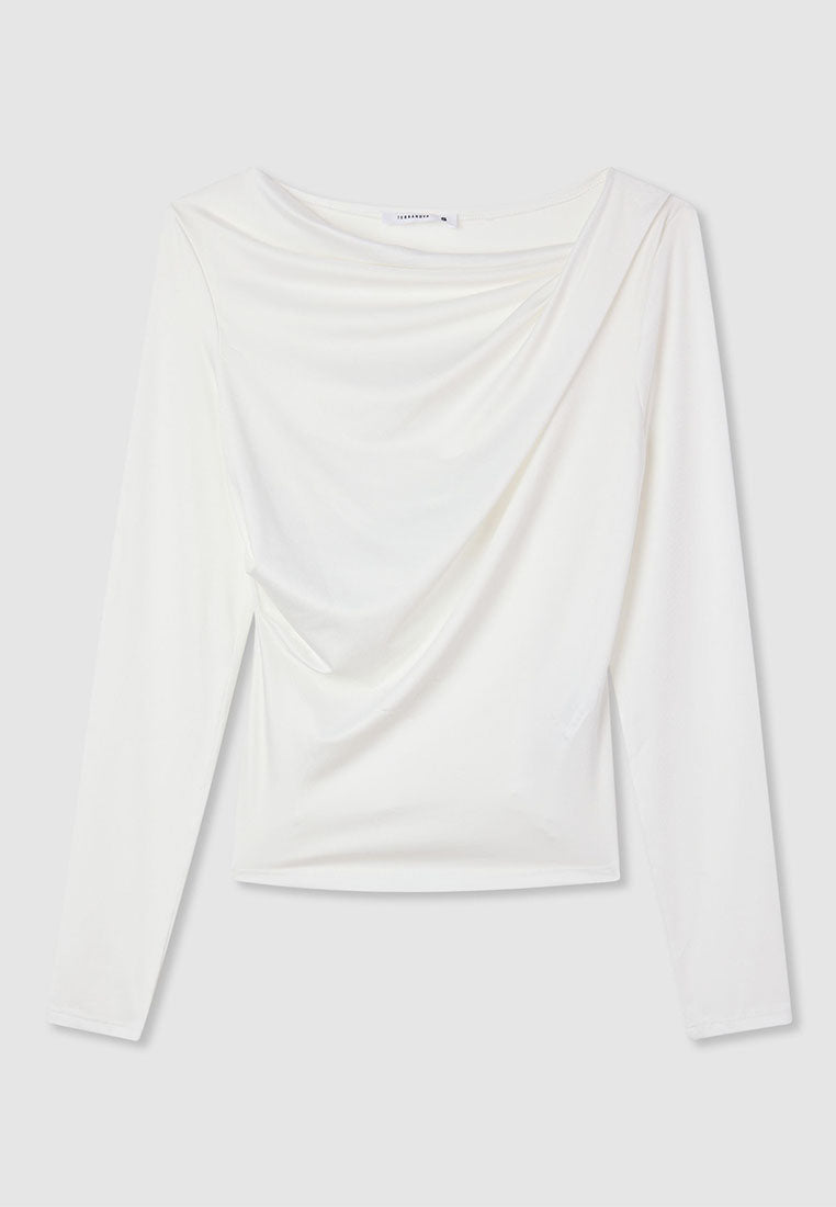 Women's Plain Colour Long Sleeve T-Shirt