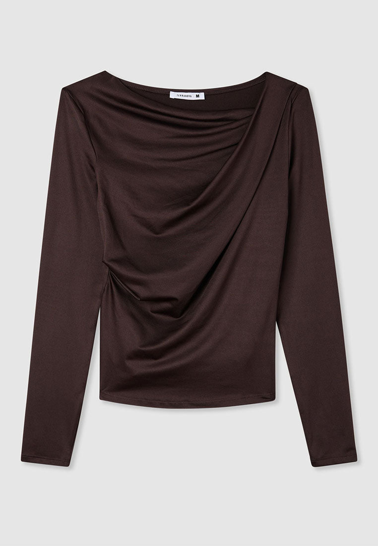 Women's Plain Colour Long Sleeve T-Shirt