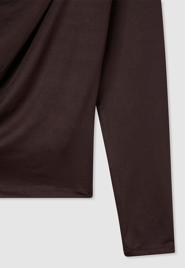 Women's Plain Colour Long Sleeve T-Shirt