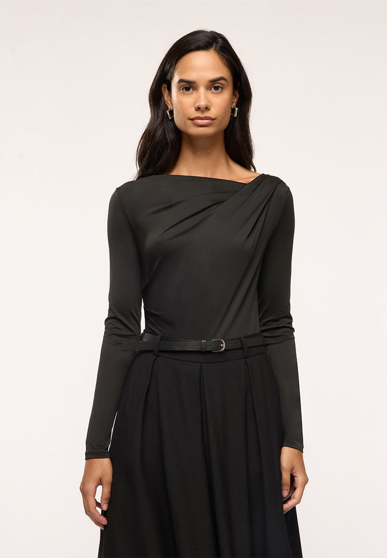 Women's Plain Colour Long Sleeve T-Shirt