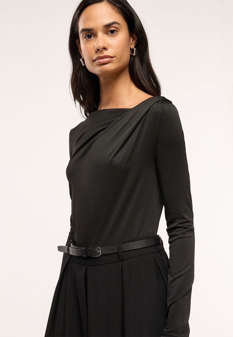 Women's Plain Colour Long Sleeve T-Shirt