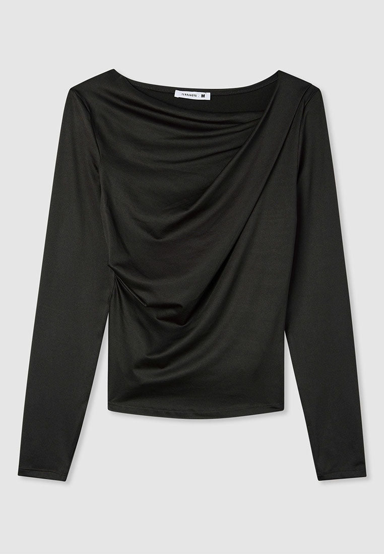 Women's Plain Colour Long Sleeve T-Shirt