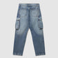 Men's Long Solid Colour Jeans Trousers