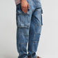 Men's Long Solid Colour Jeans Trousers