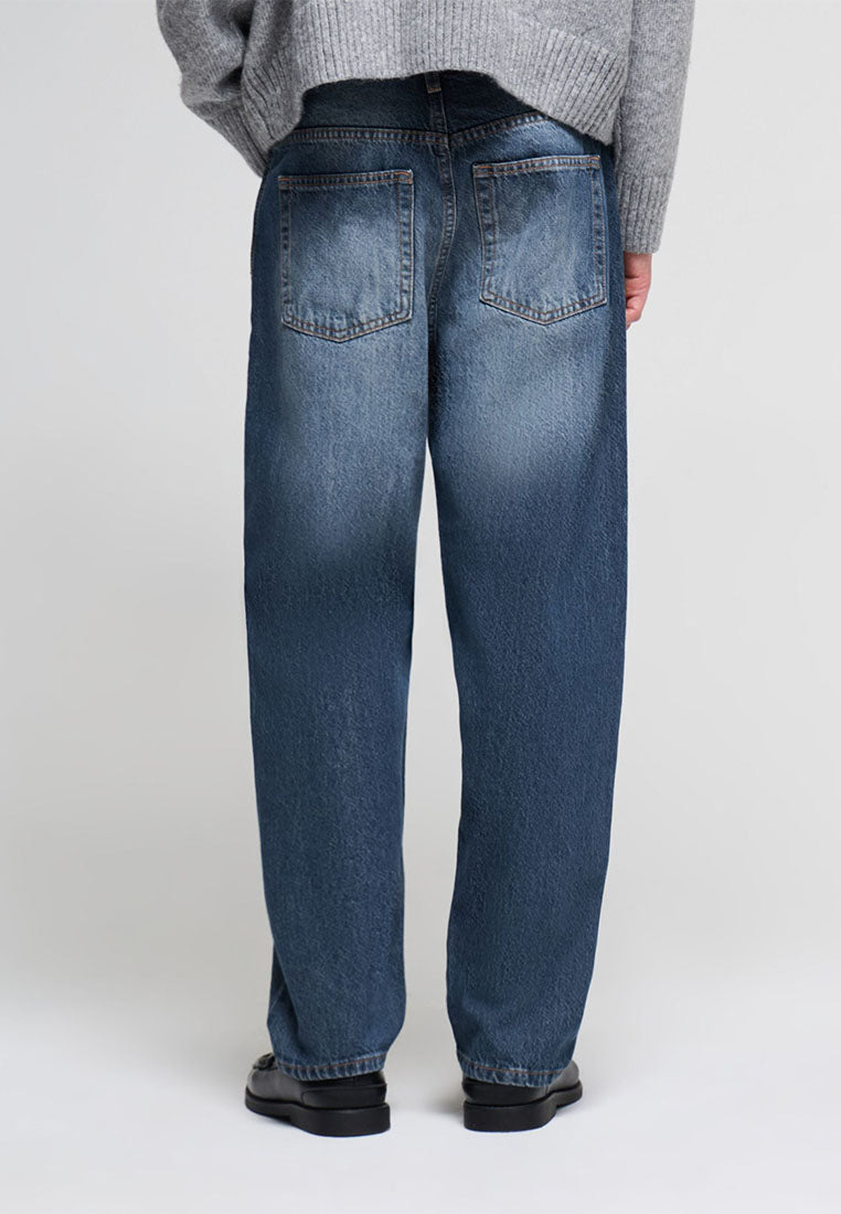 Men's Long Solid Colour Jeans Trousers