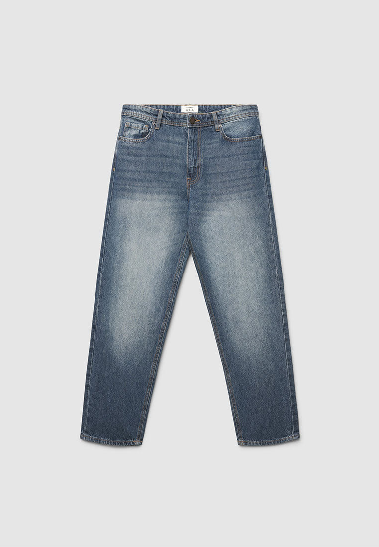 Men's Long Solid Colour Jeans Trousers