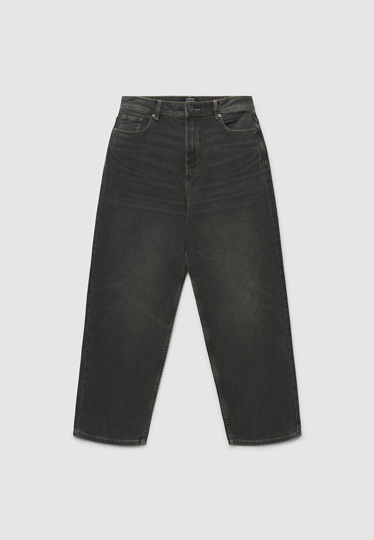 Men's Long Solid Colour Jeans Trousers