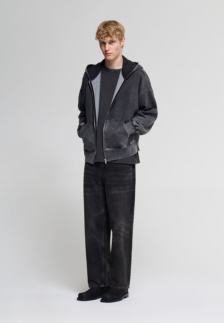 Men's Long Solid Colour Jeans Trousers