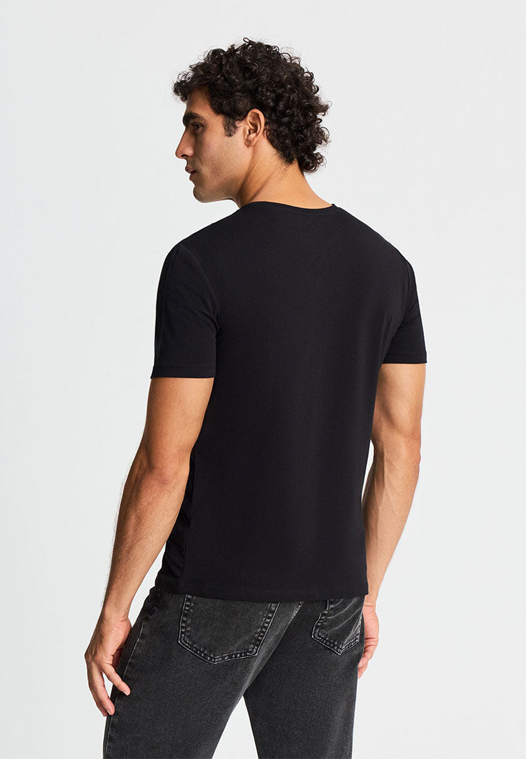 Men's Plain Colour Short Sleeve T-Shirt