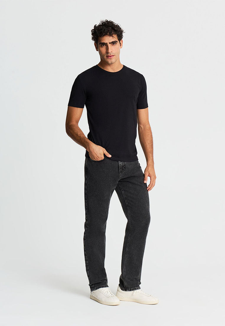 Men's Plain Colour Short Sleeve T-Shirt
