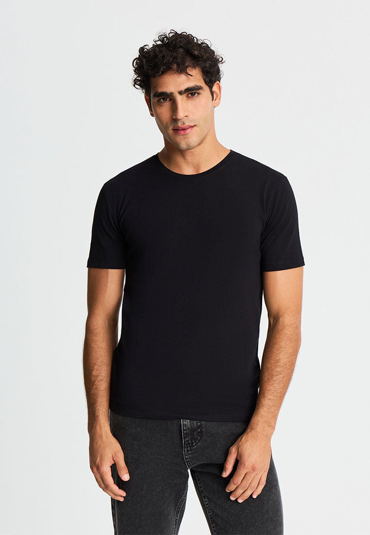 Men's Plain Colour Short Sleeve T-Shirt