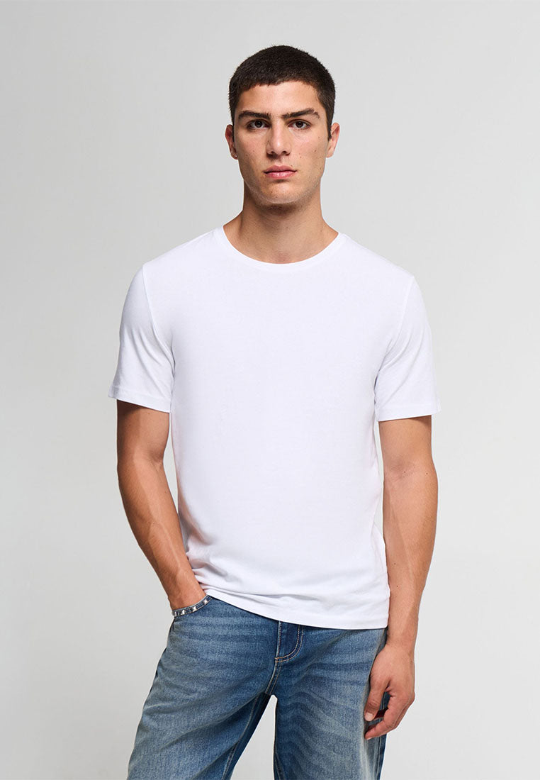 Men's Plain Colour Short Sleeve T-Shirt