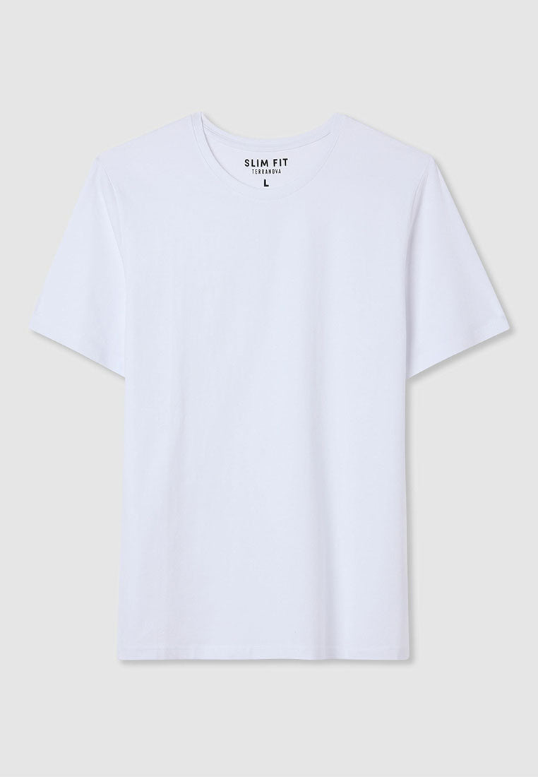 Men's Plain Colour Short Sleeve T-Shirt