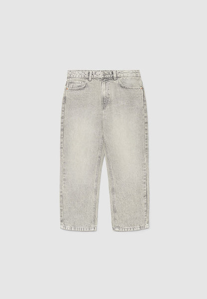 Long Solid Colour Jeans Trousers for Boys