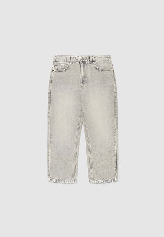 Long Solid Colour Jeans Trousers for Boys