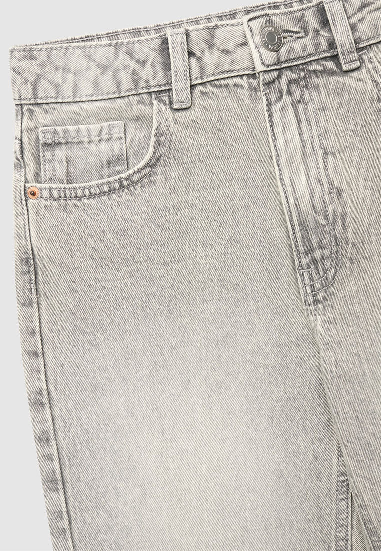Long Solid Colour Jeans Trousers for Boys