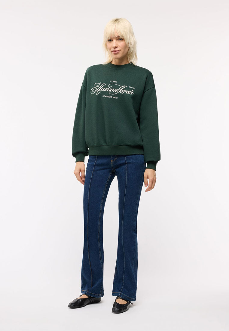 Women's Long Solid Colour Jeans Trousers