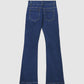Women's Long Solid Colour Jeans Trousers
