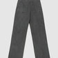 Women's High-waisted straight-leg jeans in a solid colour