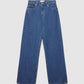 Women's Long Solid Colour Jeans Trousers