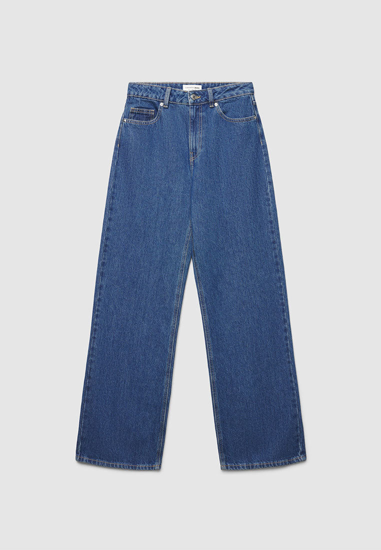 Women's Long Solid Colour Jeans Trousers