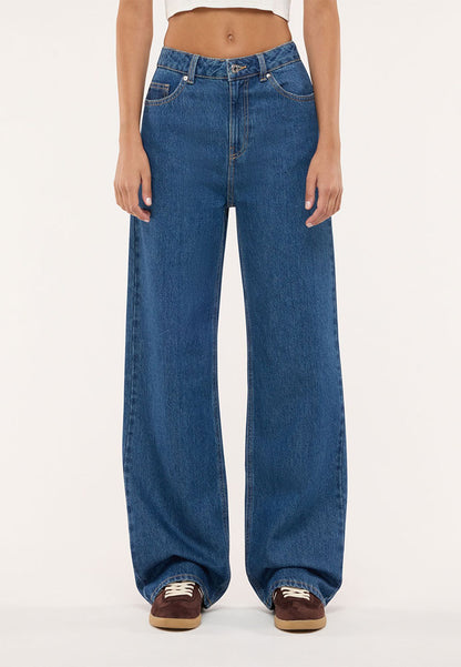 Women's Long Solid Colour Jeans Trousers