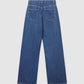 Women's Long Solid Colour Jeans Trousers