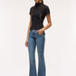 Women's Long Solid Colour Jeans Trousers