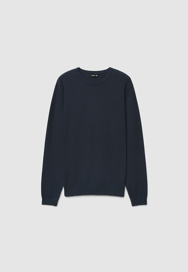 Men's Plain Crew Neck Sweater
