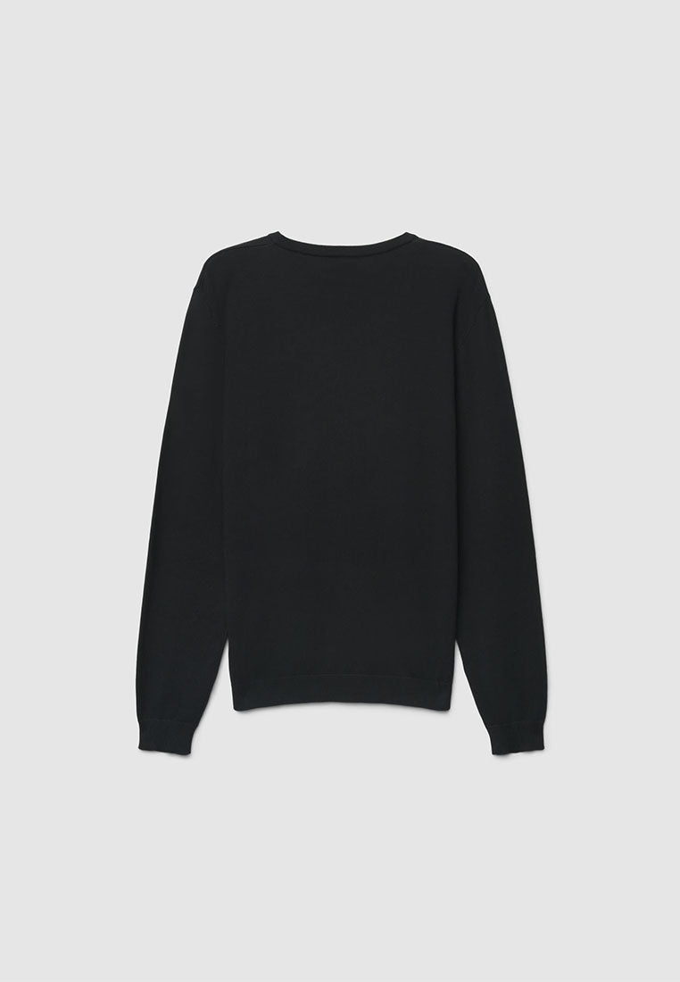 Men's Plain Crew Neck Sweater