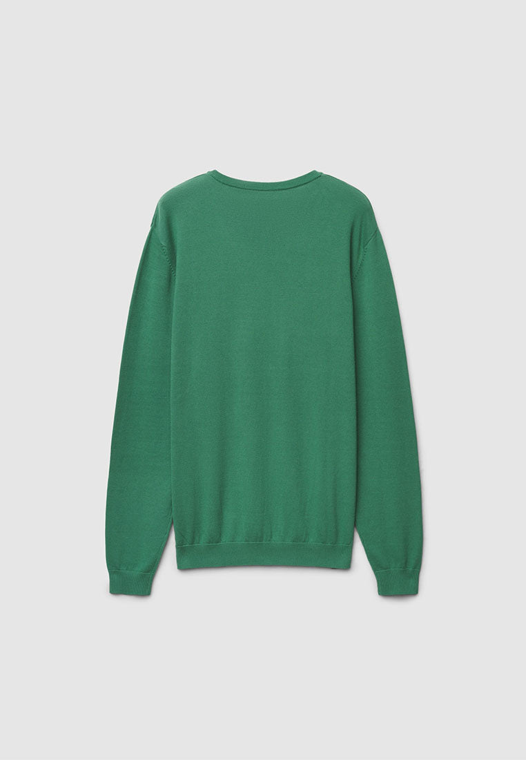 Men's Plain Crew Neck Sweater