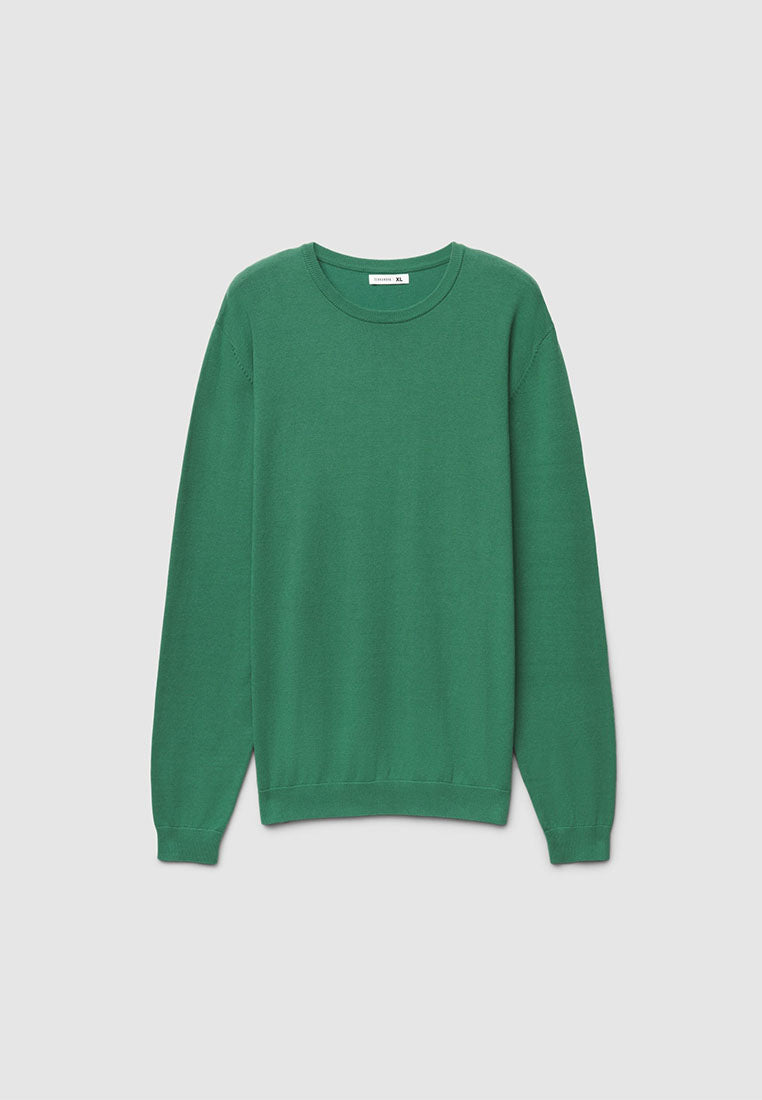 Men's Plain Crew Neck Sweater