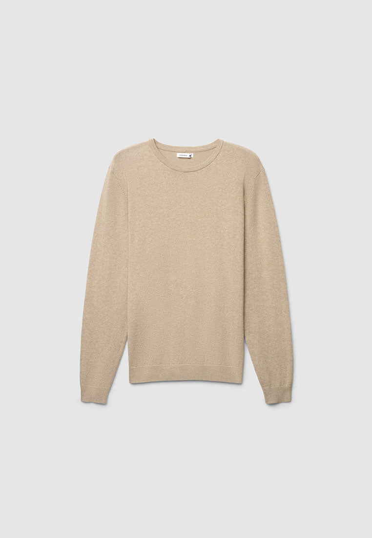 Men's Plain Crew Neck Sweater