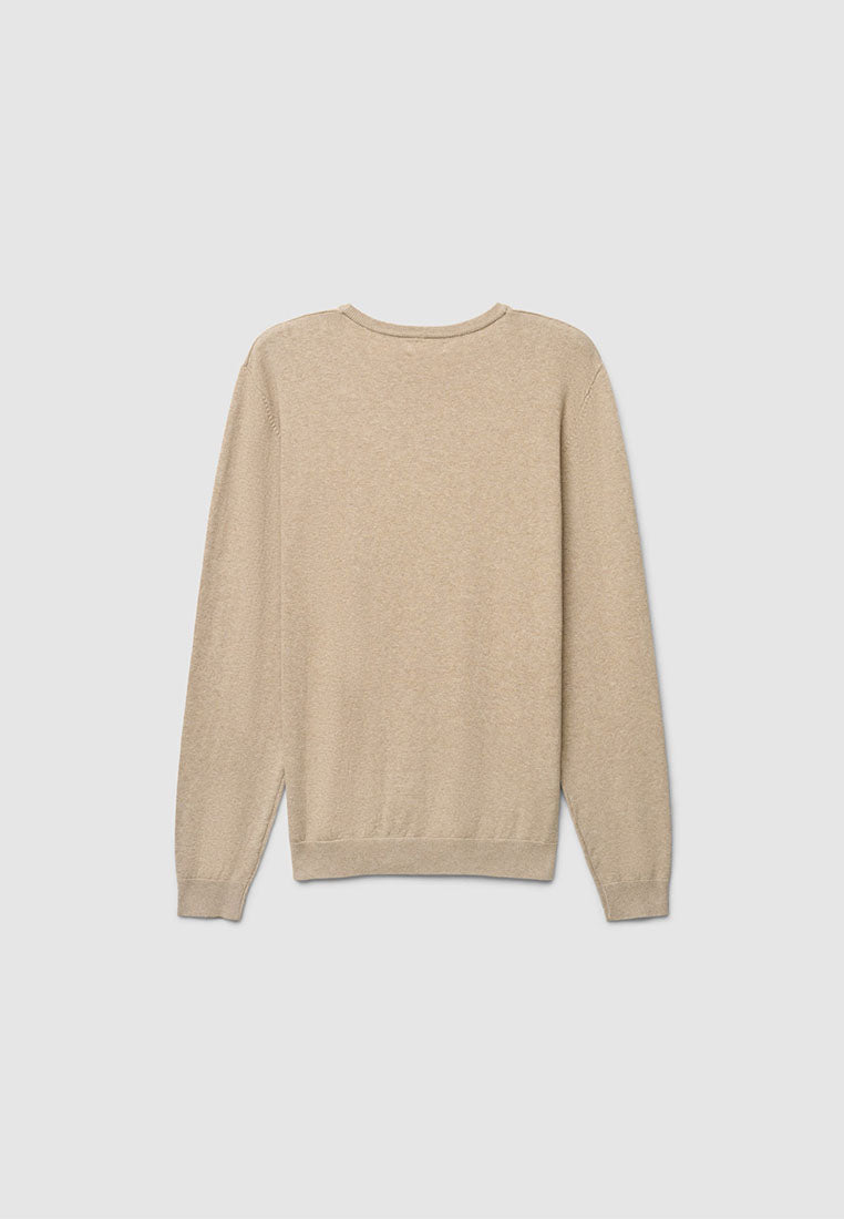 Men's Plain Crew Neck Sweater